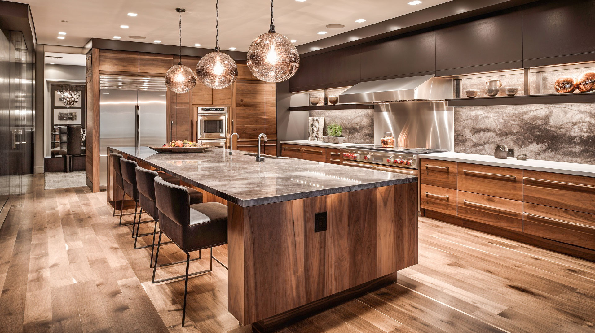luxurious-custom-residential-kitchen luxurious custom residential kitchen